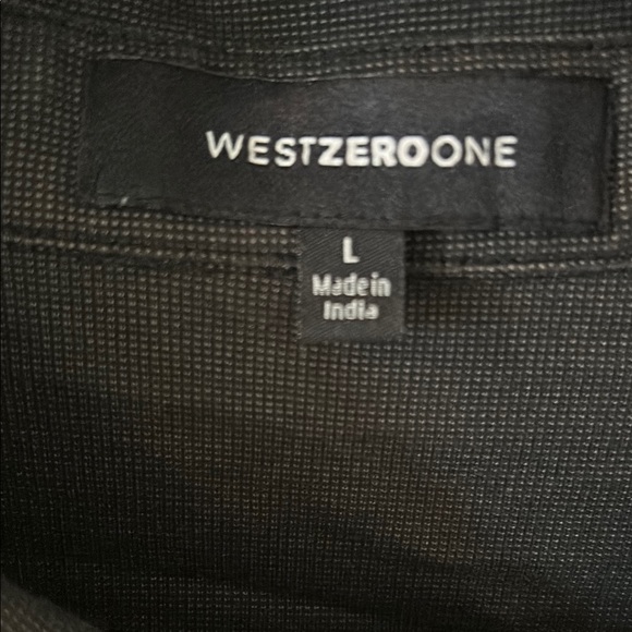 West Zero One from Nordstrom Charcoal Polo Shirt for Men Size  Large - Picture 3 of 13